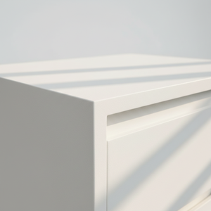 Mesa de Noche Moderna Marrón con 2 Cajones, Diseño Ecológico para Salas de Estar y Comedor - Product Image 6