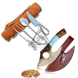 Ensemble de couverts de camping forgés à la main de qualité supérieure - Acier au carbone durable, léger et réutilisable, faible MOQ - Product Image 2