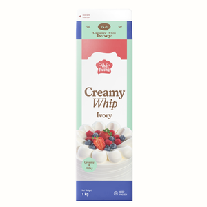 Vente en gros Crème non laitière de haute qualité Creamywhip Ivory pour boulangerie, crème de garniture non laitière 1KG HALAL OEM/ODM Prix attractif - Product Image 1