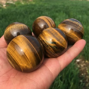 High-Polished Natural Yellow Tiger Eye <b>Crystal</b> Ball Handmade Star Quality Quartz Gemstone Semi-Precious Stone Dynamic <b>Crystal</b> - Product Image 4