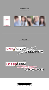 LE SSERAFIM - [ UNFORGIVEN ] 1er Álbum de estudio (Versión WEVERSE) ÁLBUM DE K-POP MÁS VENDIDO EN COREA - Product Image 6