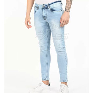 Pantalones Vaqueros Personalizados con Tejido Elástico, Tela Resistente y Diseño de Bolsillos Clásicos para un Estilo Cómodo para el Día a Día - Product Image 2