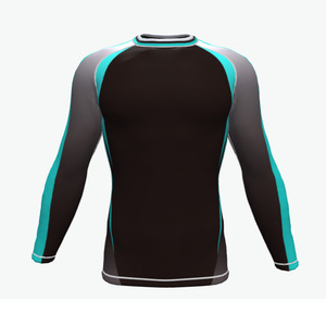 Camiseta de Compresión Personalizada con Protección Solar UPF50+, Transpirable, de Secado Rápido, para Entrenamiento de MMA, Gimnasio, Fitness y Deportes - Product Image 3