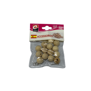 Cuentas de Madera Natural de 18 mm, Artículos de Cuentas y Surtidos de Cuentas, Categoría de Producto - Product Image 2