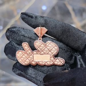 Hot Sale Luxury Custom <b>Initial</b> Letter Pendant <b>Necklace</b> Party Wedding Event and Nightclub Fashion Available at Affordable Price - Product Image 4