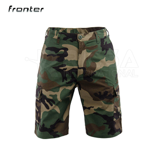 Pantalones Cortos de Caza para Hombre, 100% Algodón, Tejido de Punto, Diseño Cargo Utilitario para Exteriores, Ligeros, Transpirables, de Secado Rápido, para Senderismo y Camping - Product Image 2