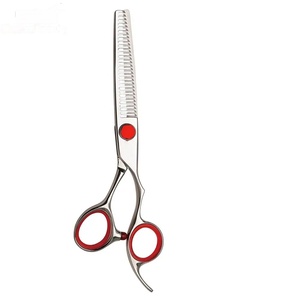 Tijeras Profesionales de Acero Inoxidable para Peluquería con Cuchilla Afilada de 28 Dientes, Mango Largo y Resistente de Plástico, para Diestros - Product Image 6