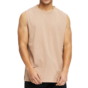 Chaleco Deportivo para Hombre, 100% Algodón con Spandex, Cuello Redondo, Transpirable, Ligero, Corte Ajustado, Sin Mangas, para Deporte y Ropa Deportiva - Product Image 1