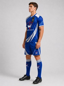 Soccer Uniform Advanced Soccer Team Apparel Full Sublimation Jersey And Shorts Comfortable Breathable <b>Athletic</b> Wear For Practice - Product Image 2