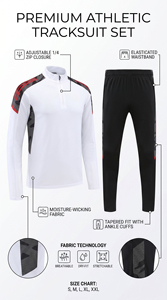 Custom Eco-Friendly Hooded Baseball Training Tracksuit Men's Team Sportswear <b>Jacket</b> and Pants Set OEM ODM Wholesale - Product Image 3
