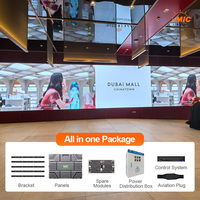Pantalla LED P1.25 Moderna para Estudio de Noticias, Video Wall Grande para Transmisiones en Vivo y Proyectos de Fondo para Presentadores