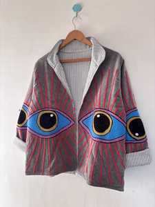 Chaqueta Suzani de Terciopelo 100% Algodón Hecha a Mano, al Mejor Precio al por Mayor, Transpirable, de Secado Rápido, Ecológica y Acolchada para Otoño e Invierno - Product Image 5