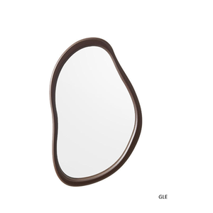 Modern Wall Mounted Metal <b>Frame</b> Mirror Wavy Round Shape Luxury Vanity Mirror Irregular Bathroom Mirror - Product Image 2