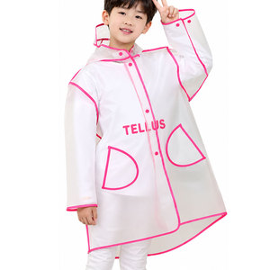 เสื้อกันฝนเด็กพิมพ์ลายน่ารัก กันน้ำ น้ำหนักเบา เสื้อกันฝนเด็กแบบยาว - Product Image 1