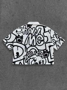 Camisetas Personalizadas de Moda Urbana, Estilo Casual, Estampado en Serigrafía, Corte Holgado, para Hombre, Juveniles, para Todas las Temporadas - Product Image 5