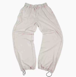 Pantalon de jogging décontracté coupe ample en coton pour le sport quotidien et le streetwear – Vente en gros, personnalisable, lavable, en coton écologique et respirant - Product Image 4