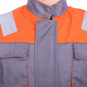 Breathable Cotton New Wholesale High Quality Safety <b>Overall</b> Workwear Uniforms Sets Top Selling Comfortable Unisex Hi Vis ANSI - Product Image 6