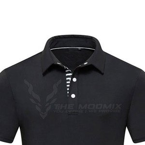 Camiseta de Punto Sólido con Diseño de Botones en la Parte Delantera, Prenda Ligera para Uso Diario con Construcción Transpirable para Clima Cálido - Product Image 2