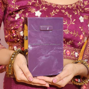 Premium Handmade Resin Bag Customizable Indian Wedding <b>Handbag</b> with Unique Designs - Product Image 6