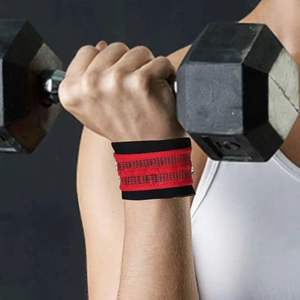 Sangles de levage avec protection de la paume pour l'entraînement musculaire, logo personnalisé, support de poignet en néoprène, fermeture auto-agrippante étanche - Product Image 4