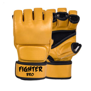 Gants de MMA en cuir artificiel pour l'entraînement, la lutte, le Muay Thai, le kickboxing, la salle de sport, logo personnalisé, ajustement professionnel - Product Image 2