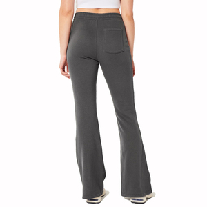 Pantalon évasé d'hiver sur mesure pour adultes et jeunes filles, style décontracté, 100 % coton, fabrication OEM 2026, faible MOQ - Product Image 3