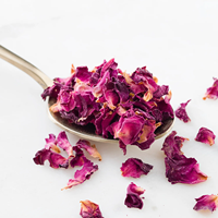 Pétales de rose séchés biologiques, sac de 1 livre, pour le thé, les savons, la pâtisserie ou les mariages