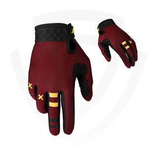 Gants de moto en cuir à doigts entiers, design personnalisé, hiver, résistants à l'eau, coupe-vent, respirants, séchage rapide, compatibles écran tactile - Product Image 1