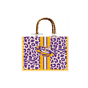 Bolsos Tote Hechos a Mano con Cuentas de Semillas y Patrón Chevron Personalizado con Asas de Bambú – Bolsos de Diseño Personalizado a la Moda - Product Image 6