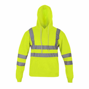 Sudadera de Seguridad Reflectante de Alta Visibilidad para Hombre, con Franjas Reflectantes, Precio de Fábrica OEM Personalizado - Product Image 5