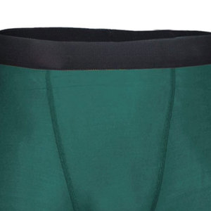 Men's Green Mid Waist Elastic Waist <b>Compression</b> <b>Shorts</b> Breathable Solid Color Knitted Spandex Cotton Casual <b>Short</b> Pants - Product Image 5