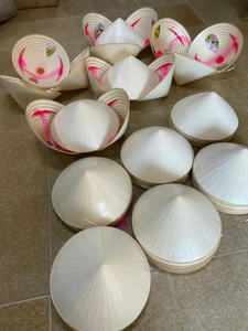 VENTE FLASH Chapeau conique vietnamien de qualité supérieure Blue Lotus 2025 Idéal pour les séances photo et les événements culturels - Product Image 5