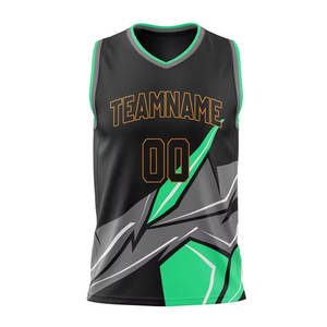 Shorts en mesh pour adultes, ensemble de basket-ball personnalisé, best-seller, 100% polyester, sans manches, vêtements de sport pour hommes, uniforme de basket-ball - Product Image 1