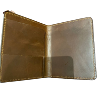 Porte-passeport de luxe, portefeuille de voyage RFID, couverture de passeport en cuir fait main, logo personnalisé OEM, sans fermeture, 30 mm d'épaisseur