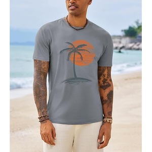 Nouveau design T-shirt décontracté pour homme 100 % coton tricoté à manches courtes imprimé avec caractéristiques anti-boulochage et écologiques Bangladesh - Product Image 2