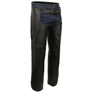 Mini-chaps en cuir pour l'équitation, différents modèles, couleurs personnalisées, logo sur mesure, chaps en cuir de haute qualité pour hommes - Product Image 1