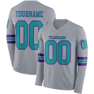 Maillot de football OEM à manches longues, impression personnalisée du logo de l'équipe, kit d'entraînement et de match, haute qualité, spandex/polyester respirant, col en V - Product Image 3