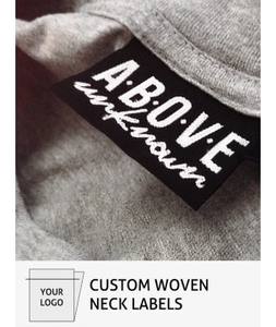 Etiquetas tejidas al por mayor de la mejor calidad para ropa, etiquetas de tela para cuello con corte láser - Product Image 6