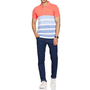 Chemise polo pour homme de haute qualité 100% coton, entièrement personnalisable, manches courtes, col rond, chemise polo pour homme imprimée sur mesure pour la vente en ligne - Product Image 3