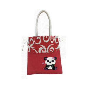 Bolsa de mano personalizada bolsas de regalo de yute impresas en color de alta calidad Artículo nuestra certificación ISO 9001-2015 ISO 14001-2015 SA 8000-2014 - Product Image 1