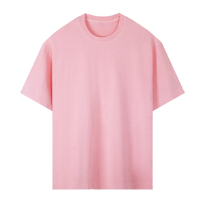 Excellent Quality Regular Shoulder 260gsm Heavyweight <b>T</b>-shirt Custom Men's 100% Cotton Short Sleeve Blank Front Acid Wash Boxy - Product Image 5