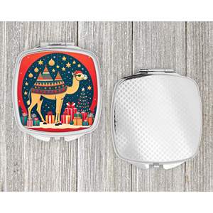 Camel Christmas <b>Compact</b> Decorative Travel Makeup <b>Mirror</b> Folding Handheld Pocket Size for Women and Girls Gift - Product Image 4