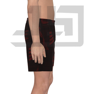 Shorts de performance imprimés pour hommes, respirants, écologiques, en polyester/coton, tissu anti-humidité, course à pied, cyclisme, fitness, sport - Product Image 1