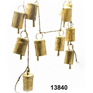 Nouveau Design Noise Maker Cloches de vache en laiton avec finition dorée brillante Dernière conception Cloches d'animaux de haute qualité - Product Image 2