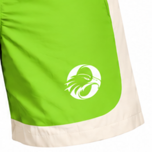 <b>Lime</b> <b>Green</b> Neutral Panel Athletic <b>Shorts</b> Lightweight Elastic Waist Running Training Fitness Gym Sportswear Custom Performance - Product Image 4