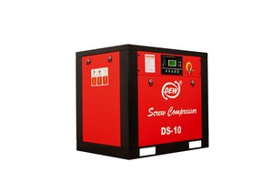 Compresor de Aire de Tornillo Estacionario DEW de 10 HP y 7.5 kW, Motor Trifásico Refrigerado por Aire, Eficiente Energéticamente, Bajo Nivel de Ruido, Uso Industrial - Product Image 2
