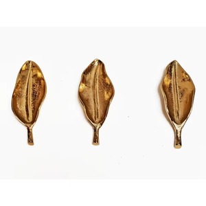 Gold Plated Antler Shape Decorative <b>Tray</b> Rustic Animal Print Design Single Piece Irregular Form - Product Image 3