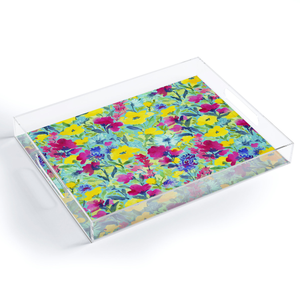 Plateau en acrylique personnalisé de luxe pour le déjeuner et le dîner, plateau de service et de rangement pour la table à manger - Product Image 4