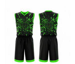 Professional Basketball Uniform Sublimated Jersey Shorts Custom Design for Dry Breathable Polyester For <b>Men</b> Women - Product Image 6