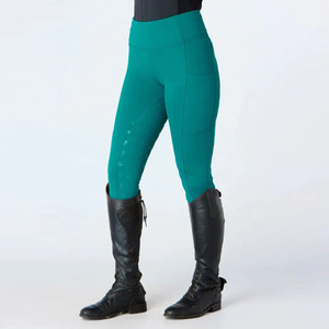 Leggings d'équitation pour femme avec grip en silicone, pantalon extensible taille haute, respirant et léger, vêtements de performance équestre - Product Image 1